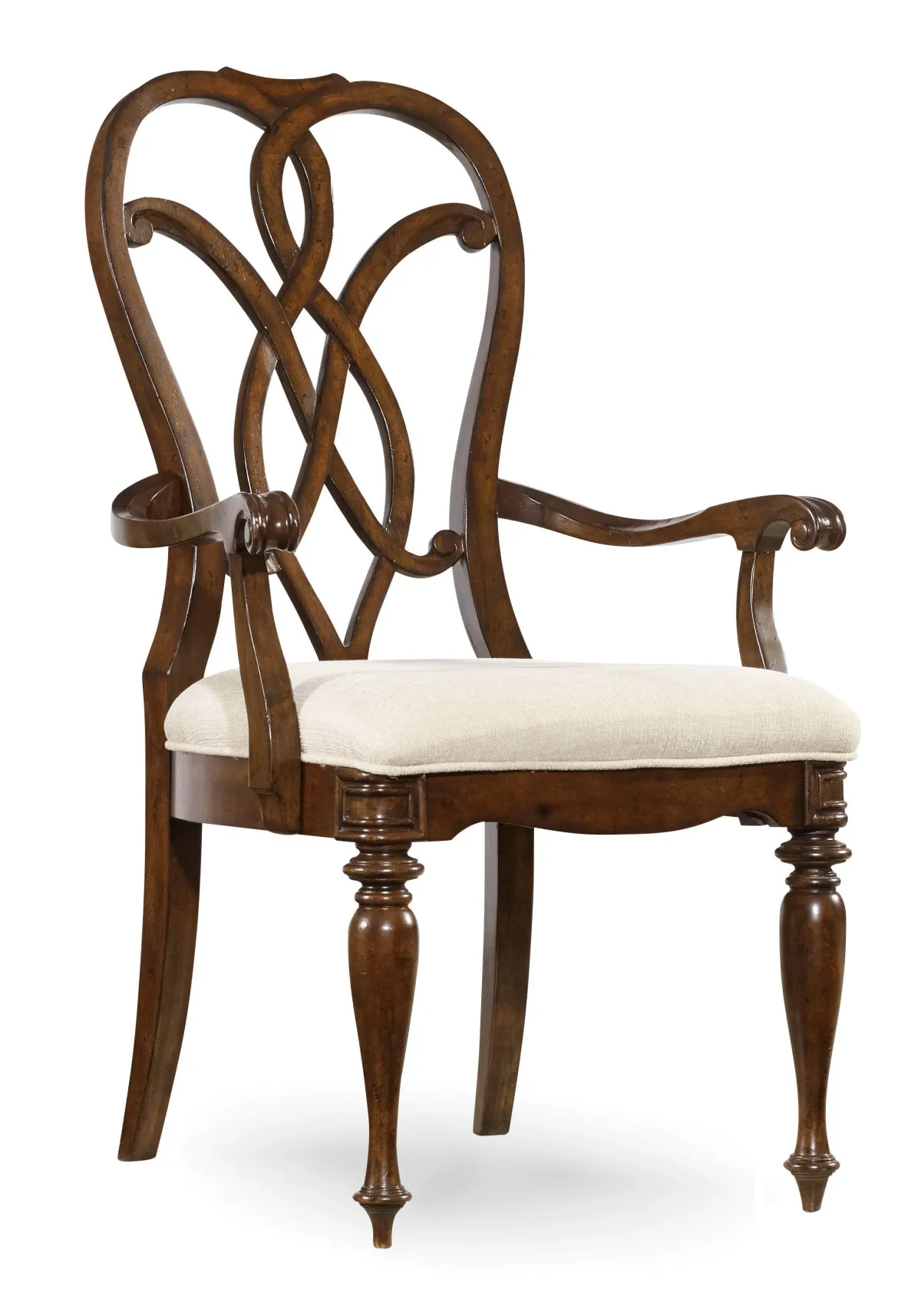 Hooker Furniture Dining Room Leesburg Splatback Arm Chair