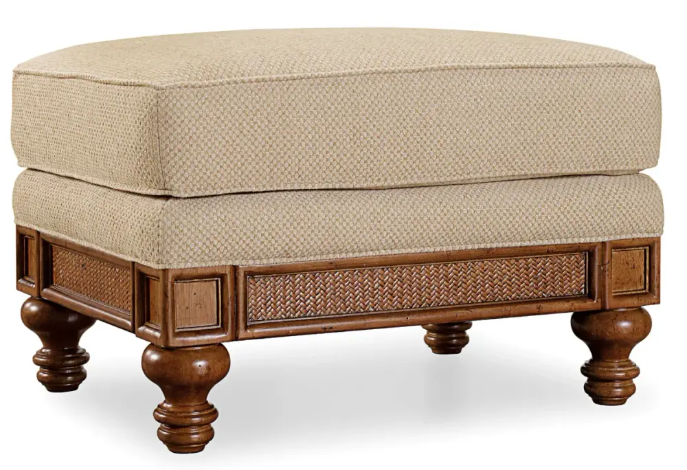 Hooker Furniture Living Room Windward Dart Honey Ottoman