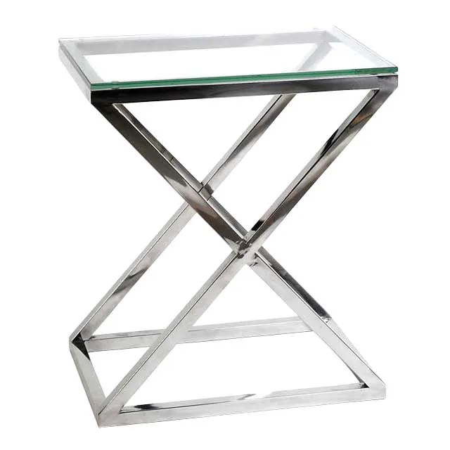Side Table Criss Cross High