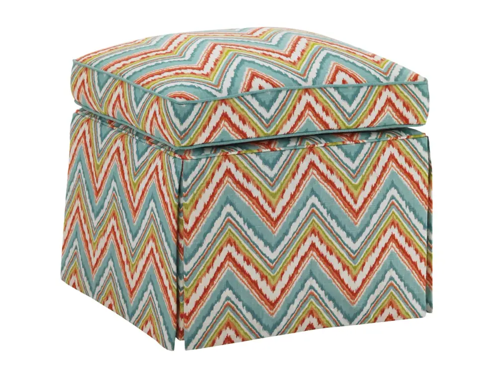 Ivory Key Half Moon Caye Ottoman