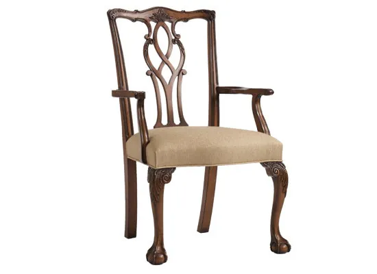 Tall Chippendale Armchair - Ball and Claw