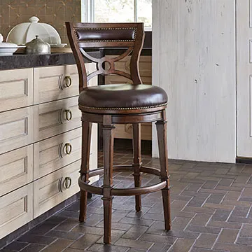 Ambella Delaware Swivel Barstool