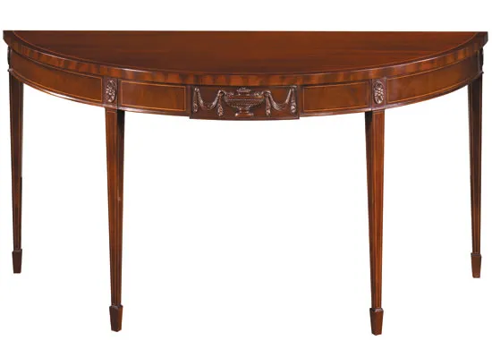 Tudor Place Demi Lune Table