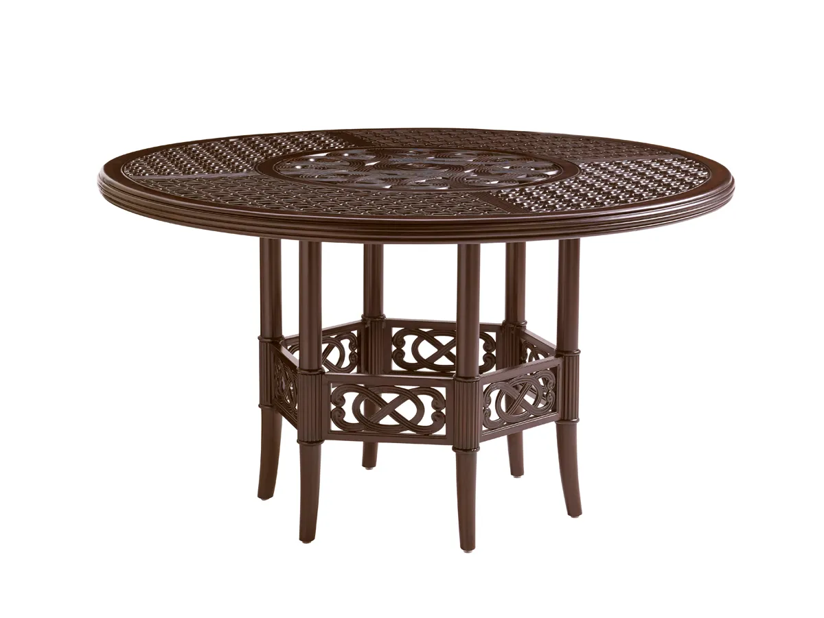Black Sands Dining Table W/Cast Top