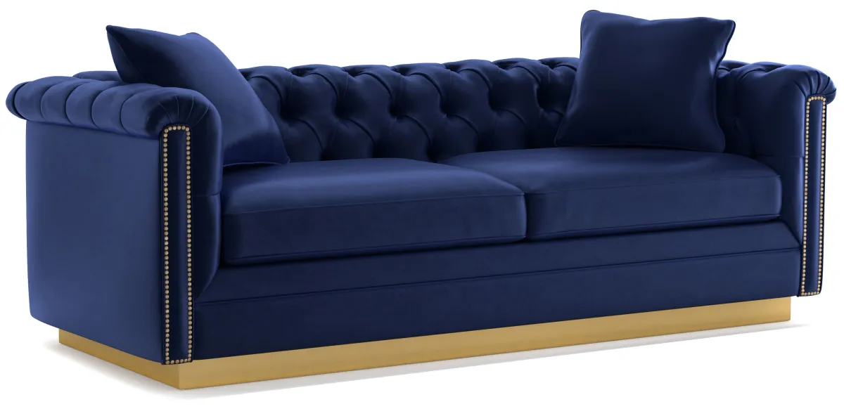 Cynthia Rowley for Hooker Furniture Living Room Wallis 2 Cushion Sofa