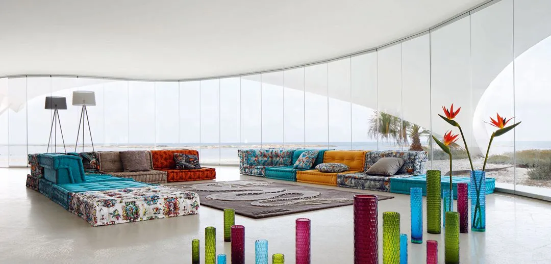 MAH JONG LEATHER & FABRIC COMPOSITION JPG