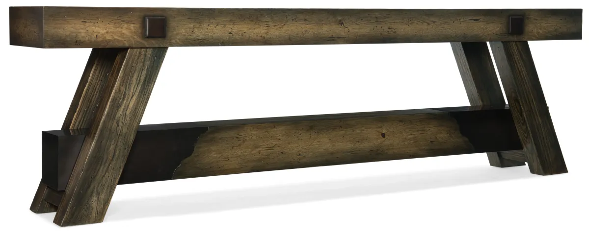 Hooker Furniture Living Room Crafted Console Table