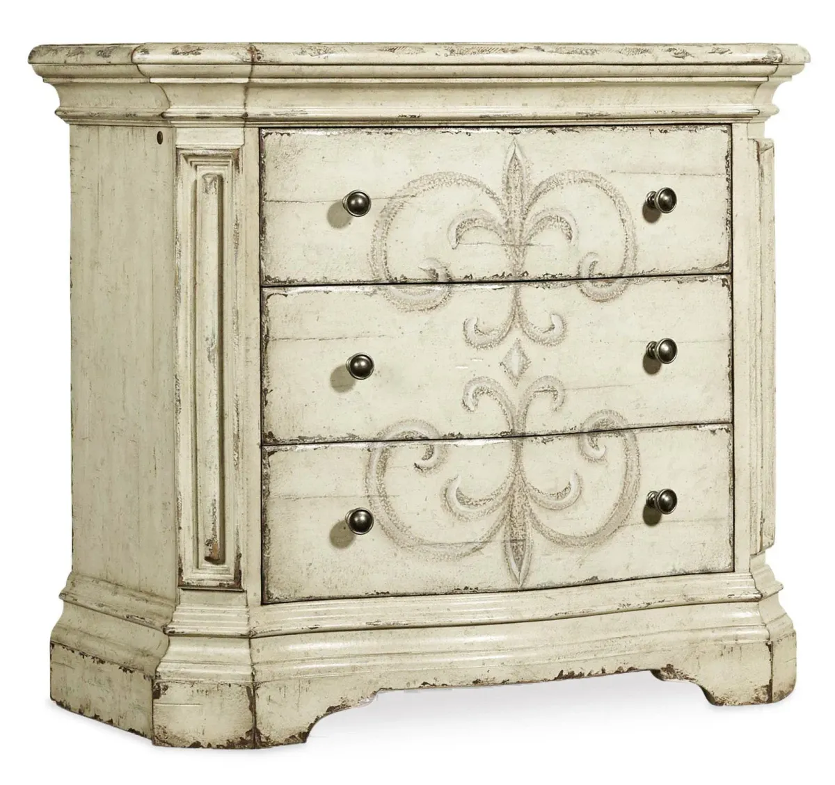 Hooker Furniture Bedroom Auberose Three-Drawer Nightstand