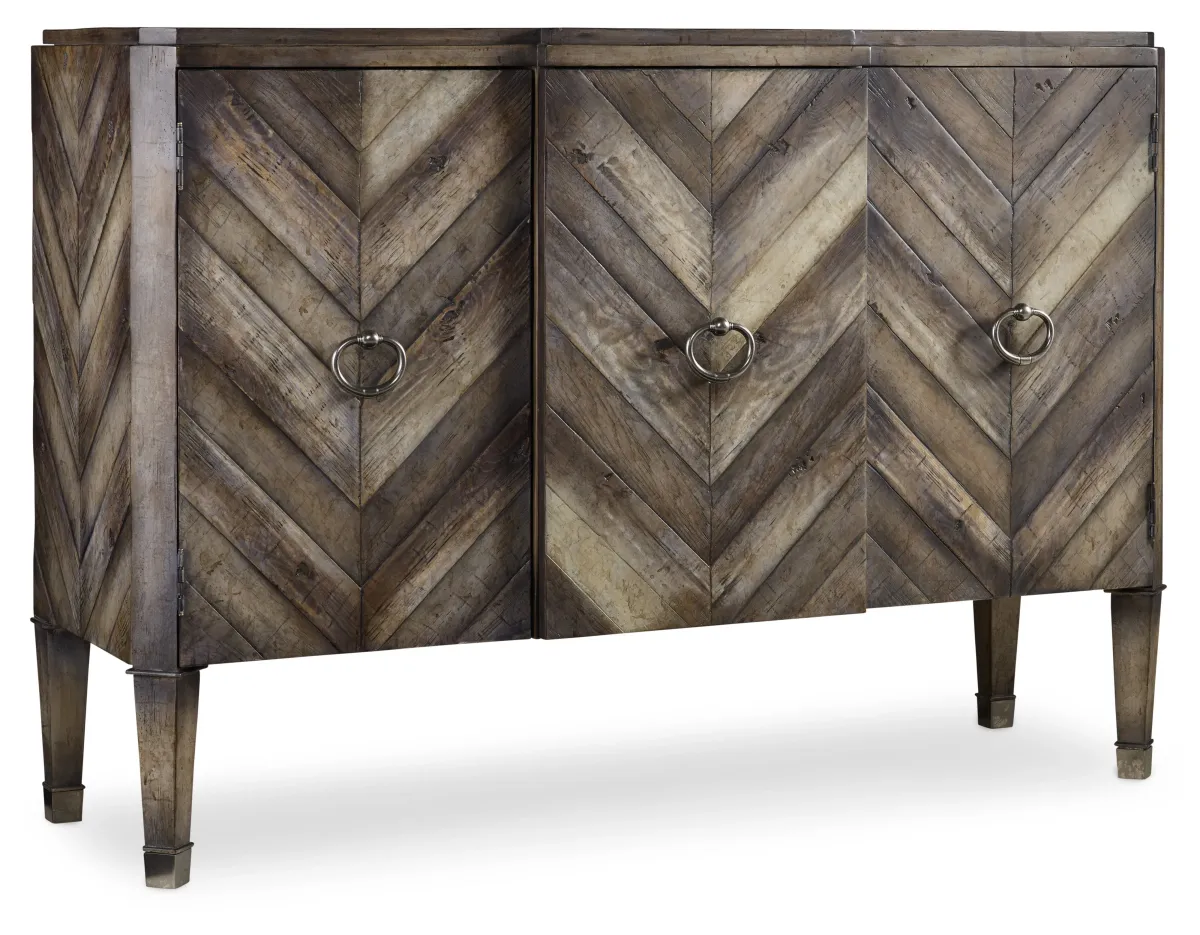 Hooker Furniture Living Room Chevron Console