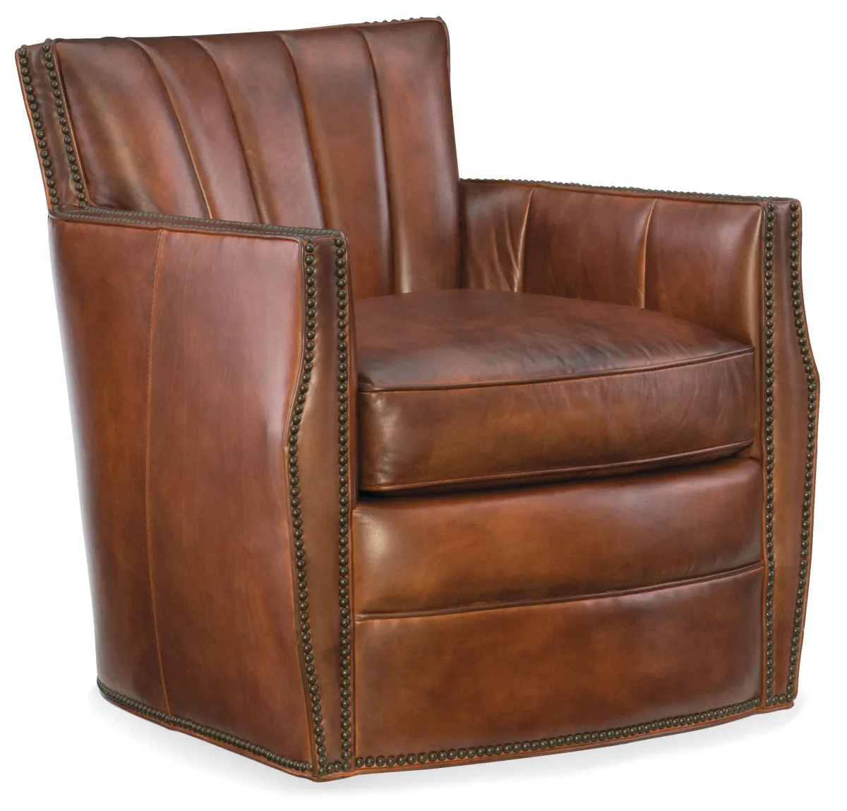 Hooker Furniture Living Room Carson Swivel Club Chair