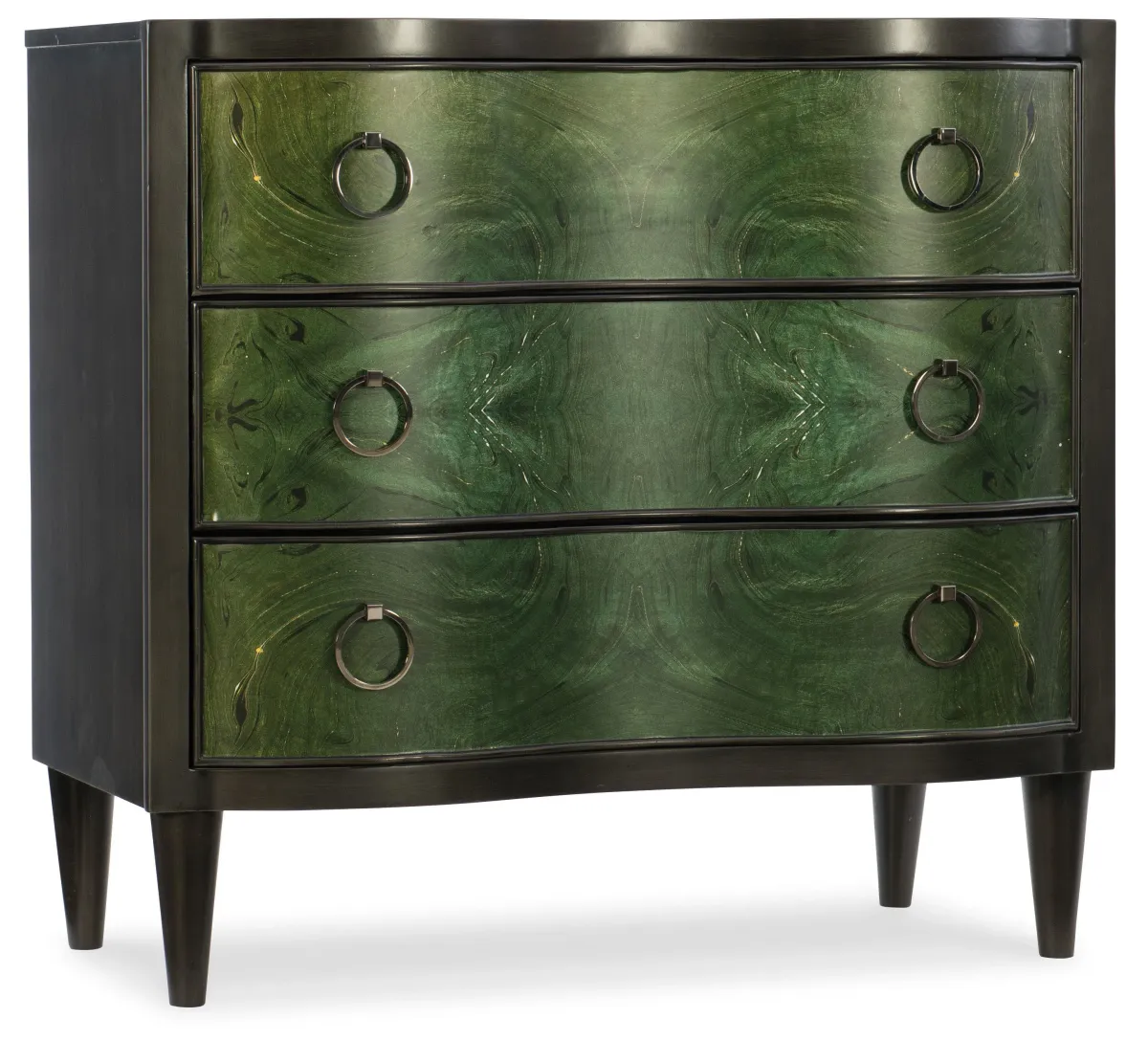 Hooker Furniture Living Room Melange Tolli Three-Drawer Chest