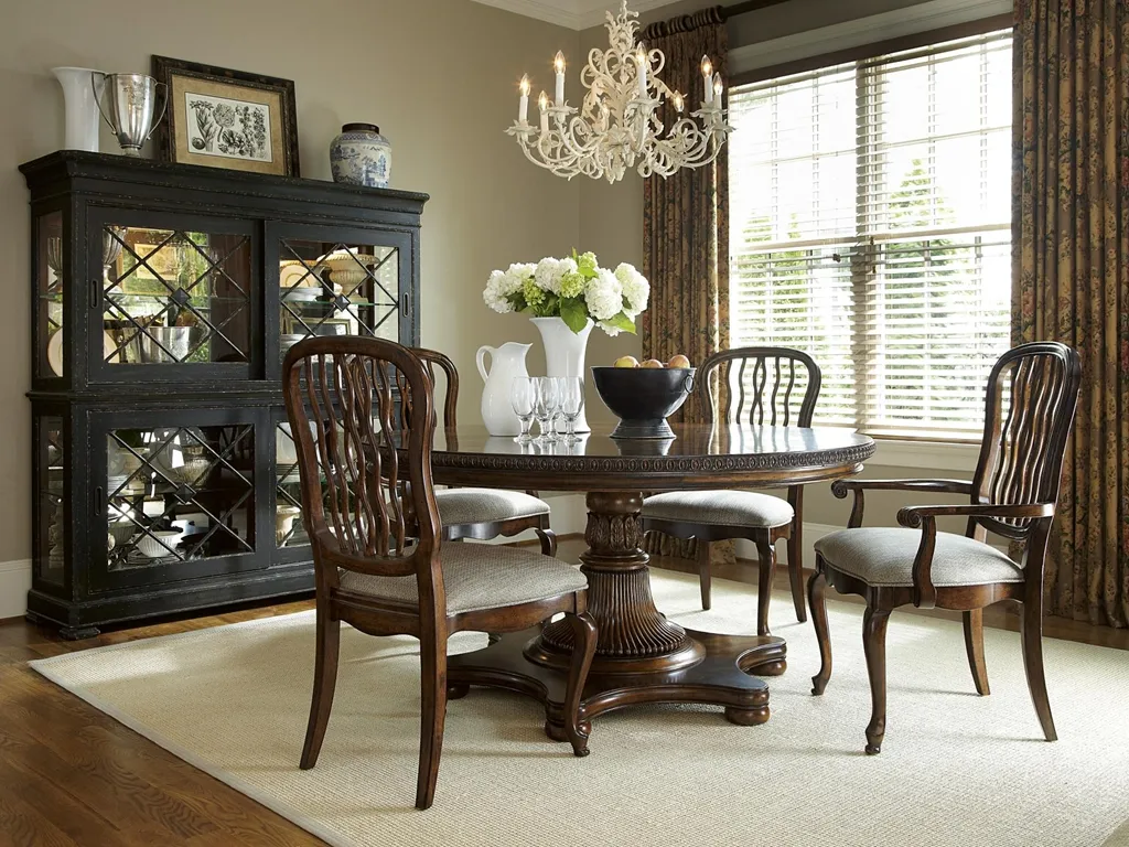 背雕扶手餐椅（2把/包装）