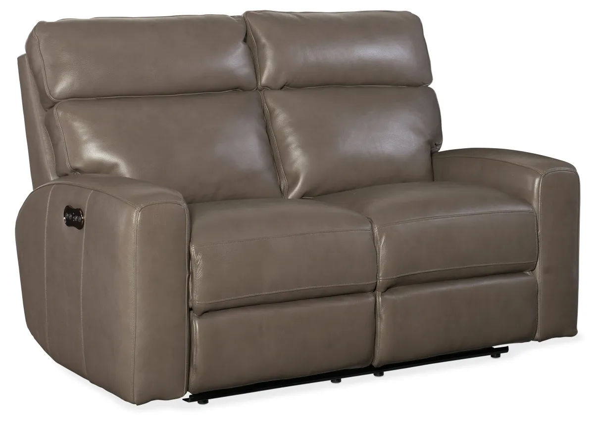 Hooker Furniture Living Room Mowry Power Motion Loveseat w/Pwr Hdrest
