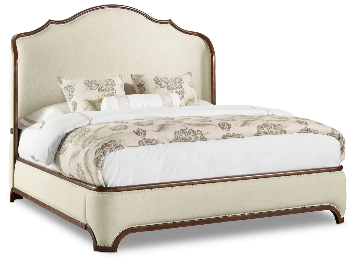 Hooker Furniture Bedroom Archivist King Upholstered Shelter Bed