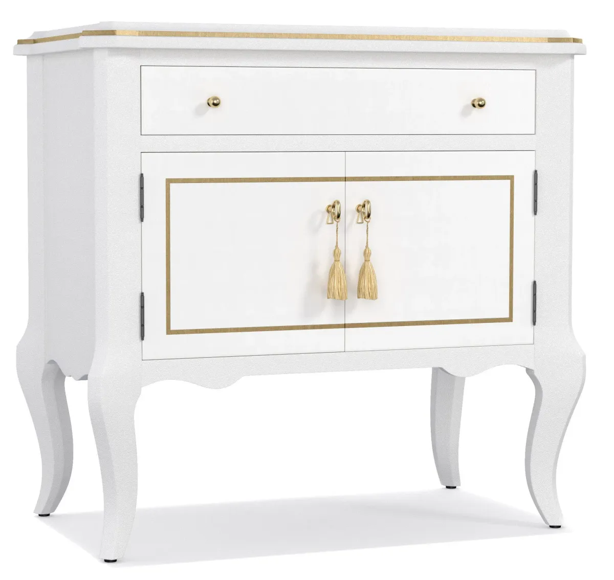 Cynthia Rowley for Hooker Furniture Bedroom Mystique One-Drawer Two Door-Nightstand