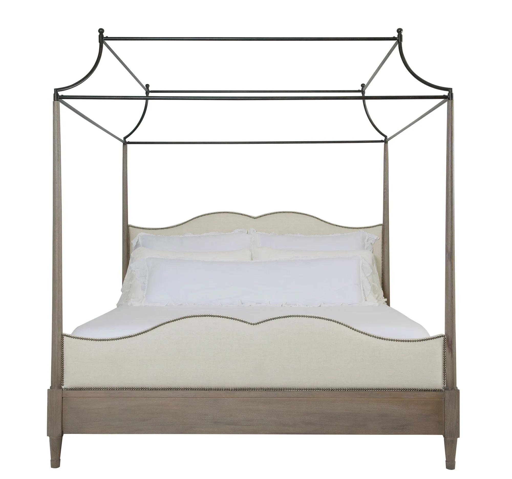 Auberge Poster Bed with Metal Canopy 