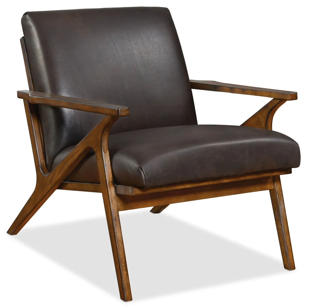 Hooker Furniture Living Room Wylie Exposed Wood Chair