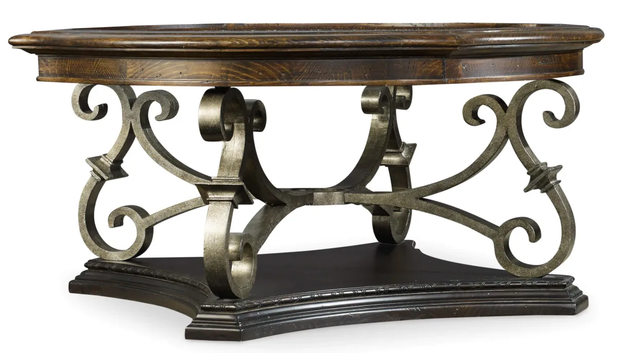 Hooker Furniture Living Room Treviso Round Cocktail Table