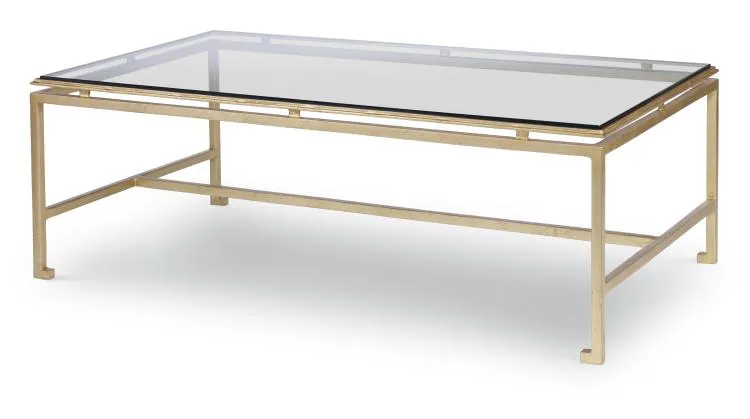 Celine Cocktail Table w/ Glass Top