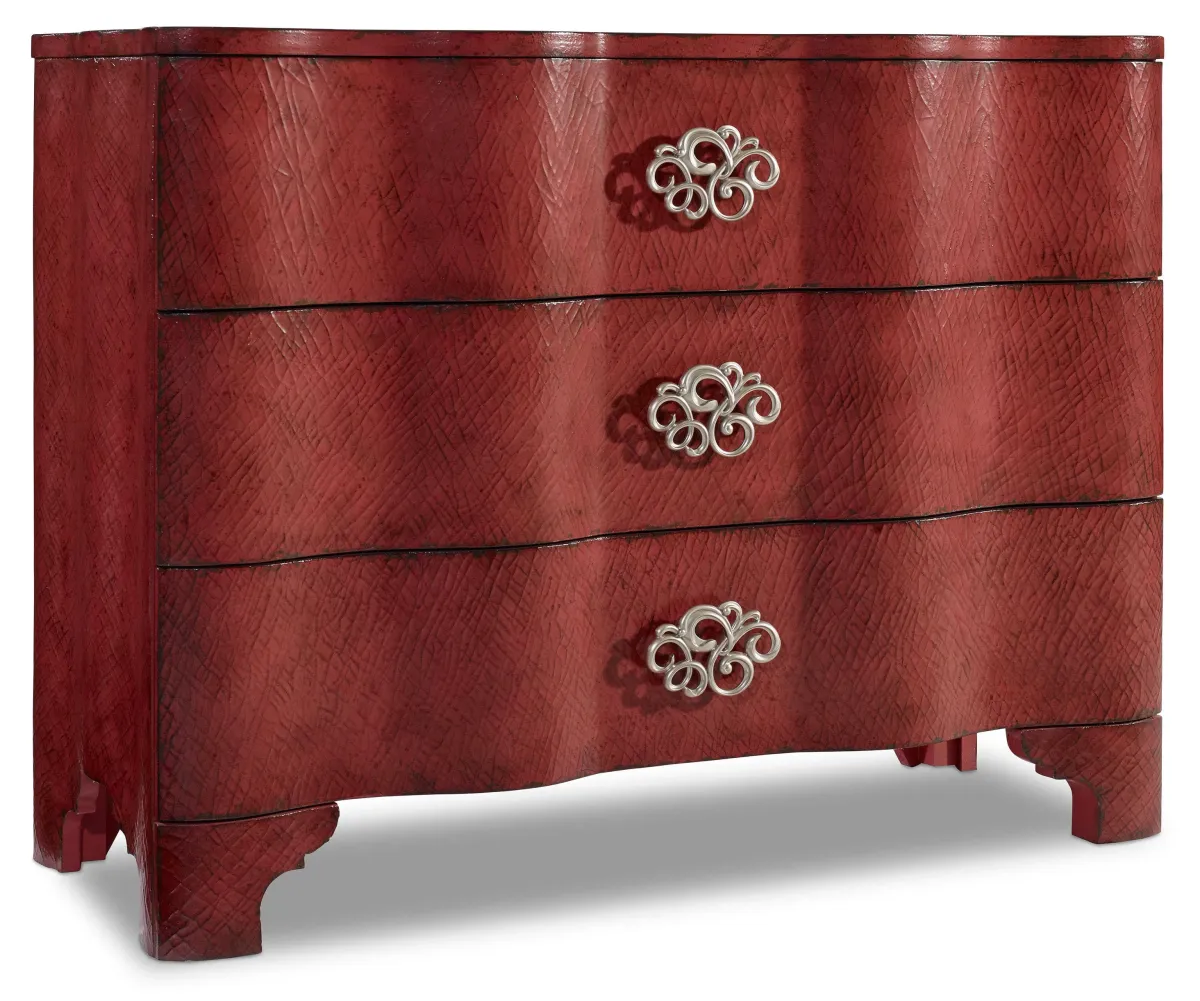Hooker Furniture Living Room Melange Saffron Crackle Chest