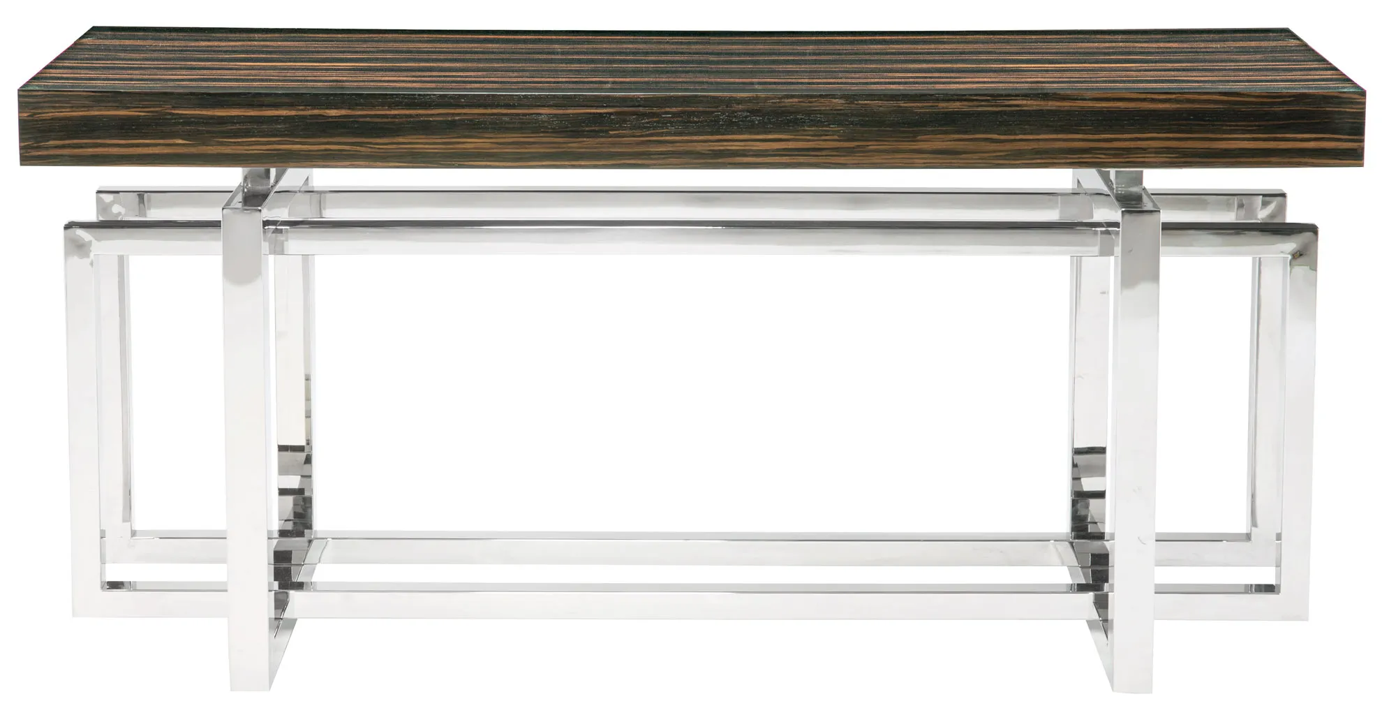 Jarrett Console Table Wood Top and Metal Base