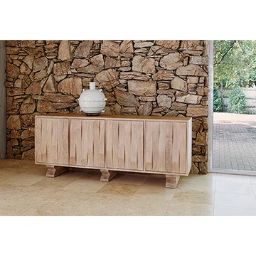 See Saw Credenza - White Oak