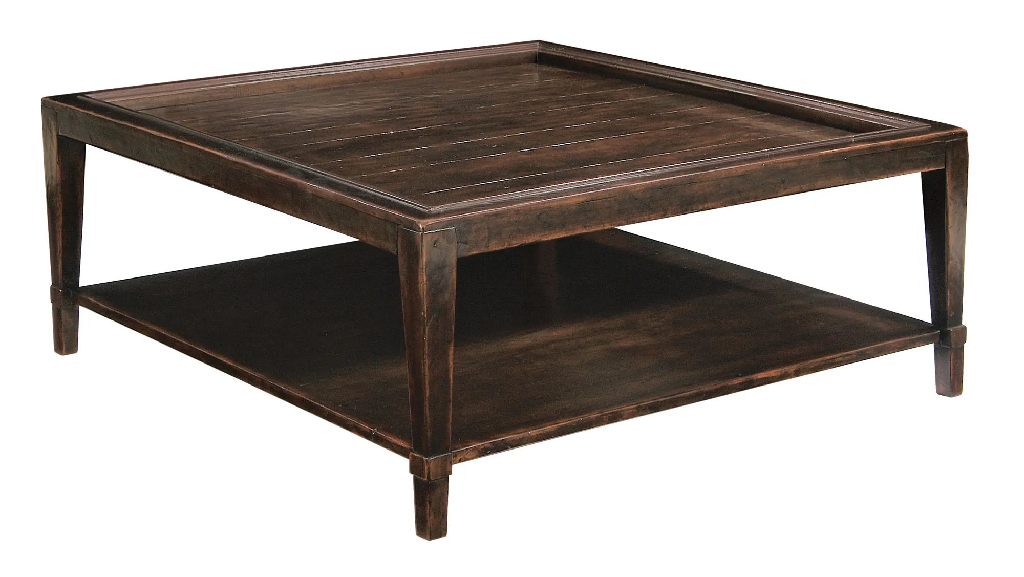 Vintage Patina Square Cocktail Table 