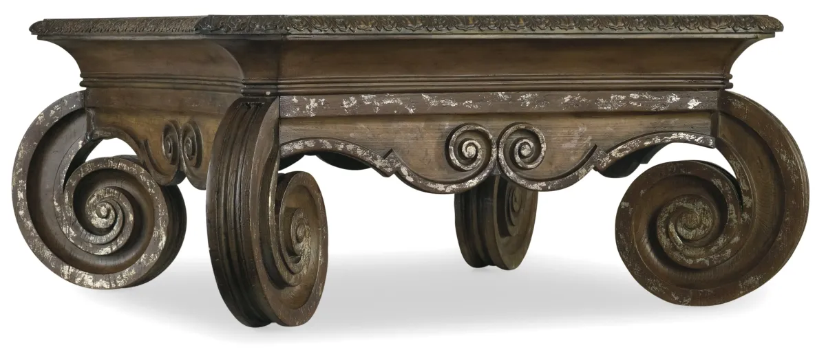 Hooker Furniture Living Room Rhapsody Square Cocktail Table