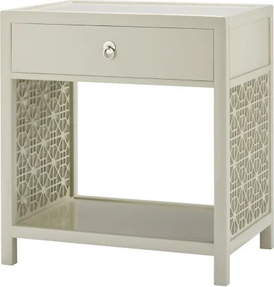 Lattice Bedside Table