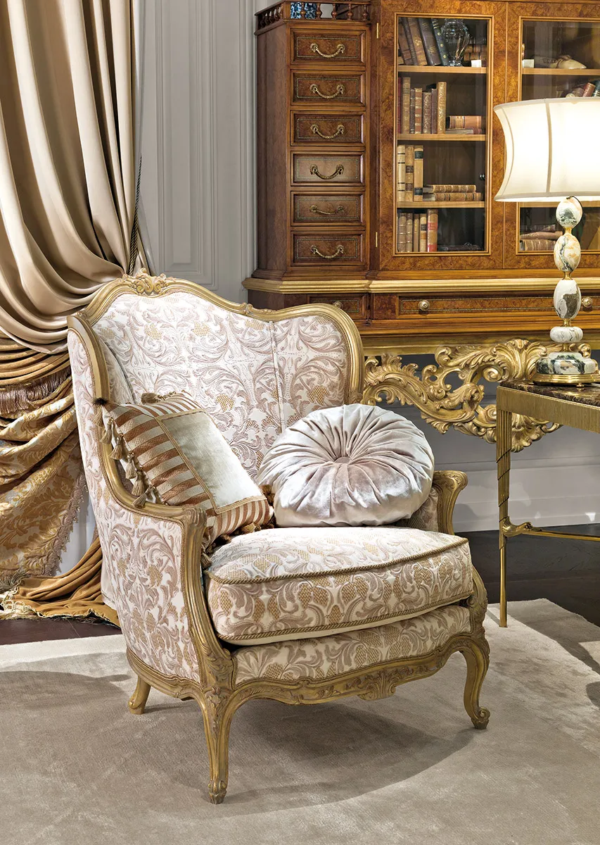 Amboyna burl bureau console