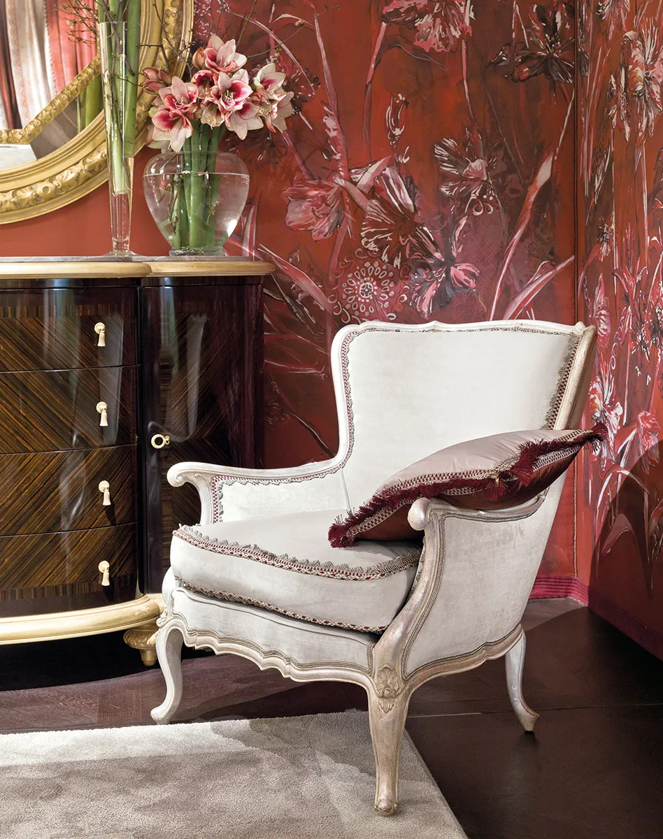 Hand carved Duchesse bed with canopy