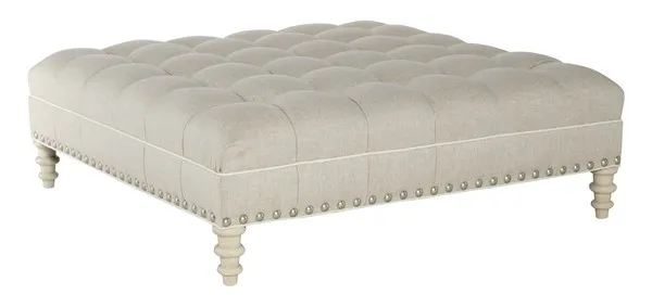 Library Square Tufted Ottoman