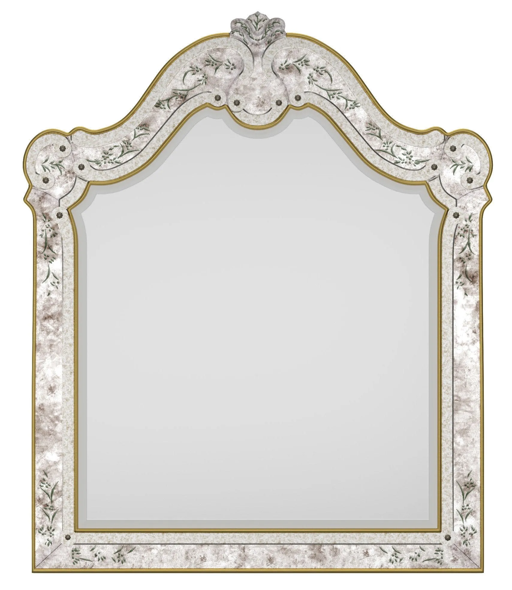 Cynthia Rowley for Hooker Furniture Bedroom Swirl Venetian Mirror