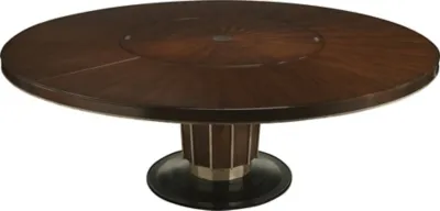 Sutton Round Dining Table with Lazy Susan