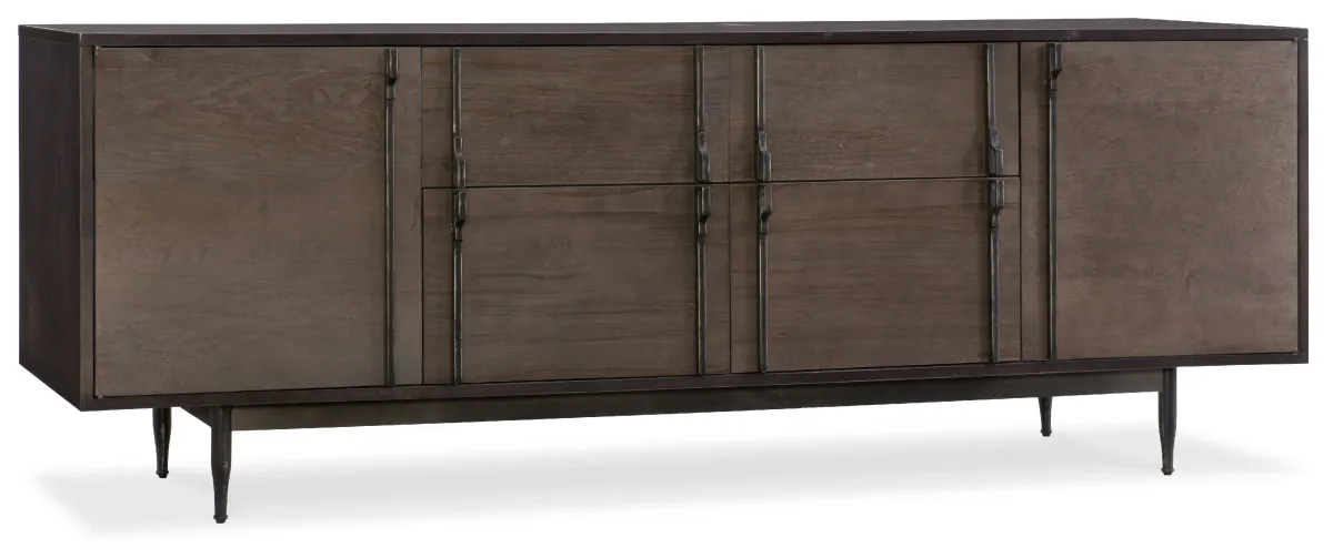 Hooker Furniture Living Room Wormy Maple Console