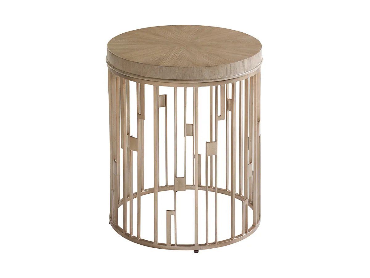 Shadow Play Studio Round Accent Table
