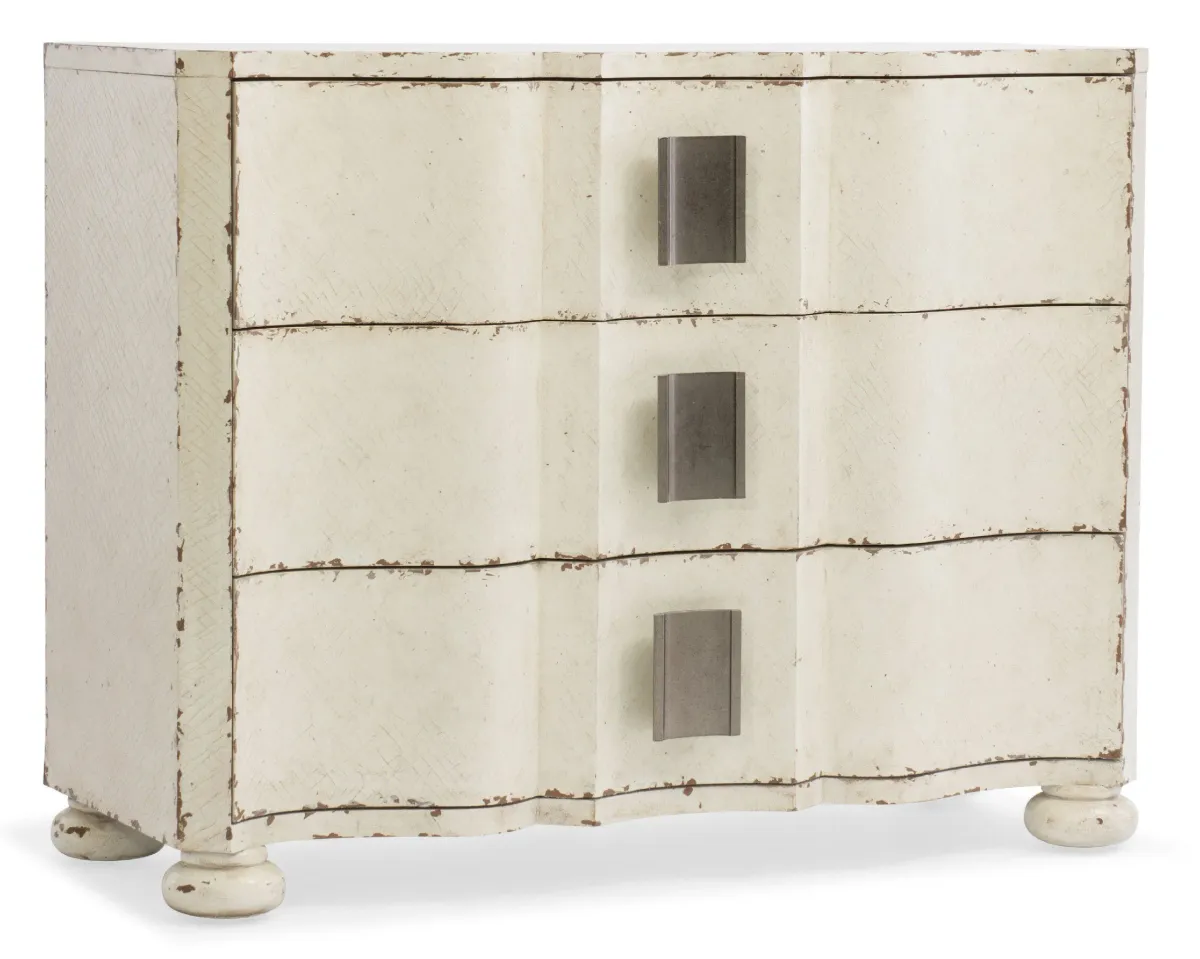 Hooker Furniture Living Room Melange Sunday Three Drawer Chest