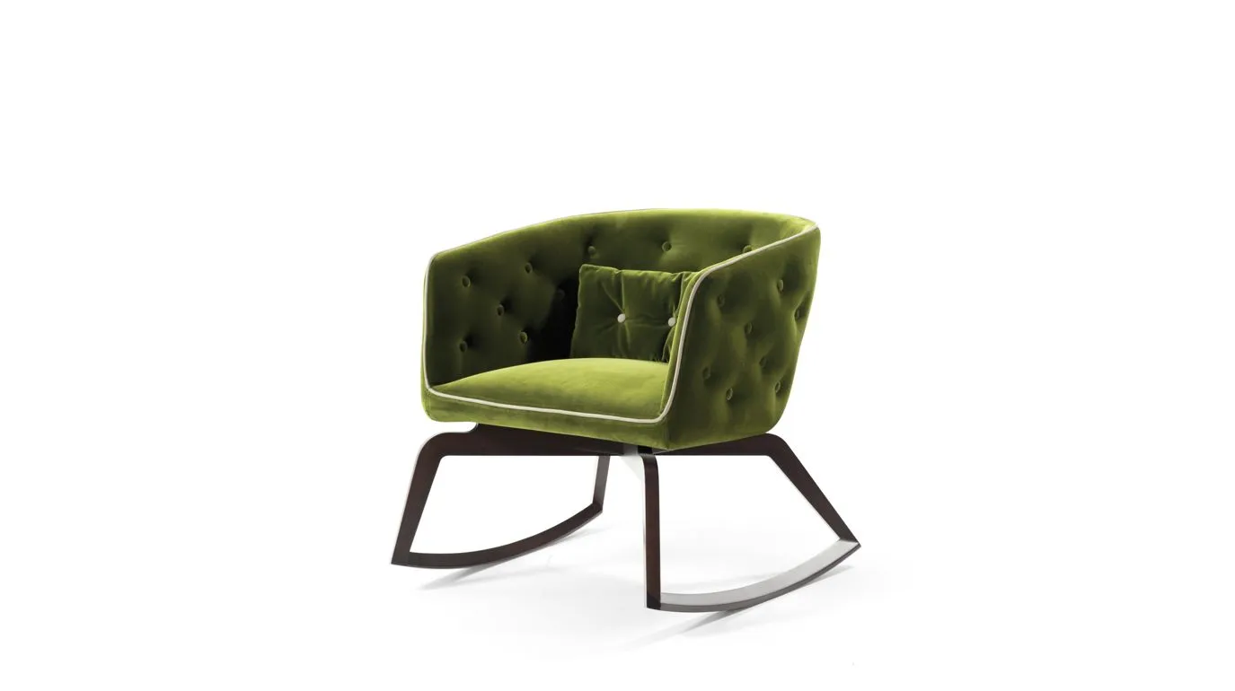 QUADRILLE Rocking armchair