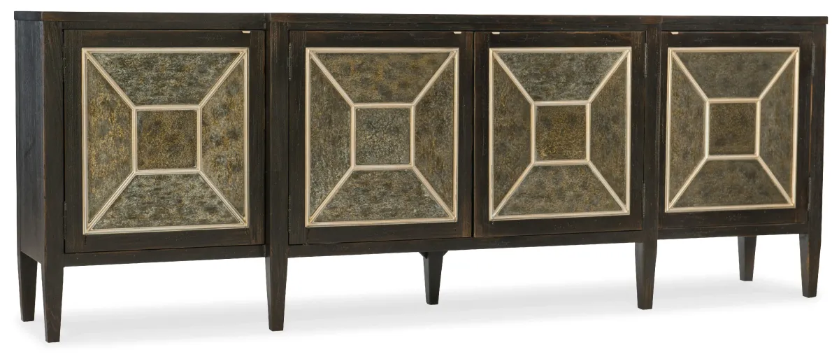Hooker Furniture Living Room Sanctuary Four-Door Credenza