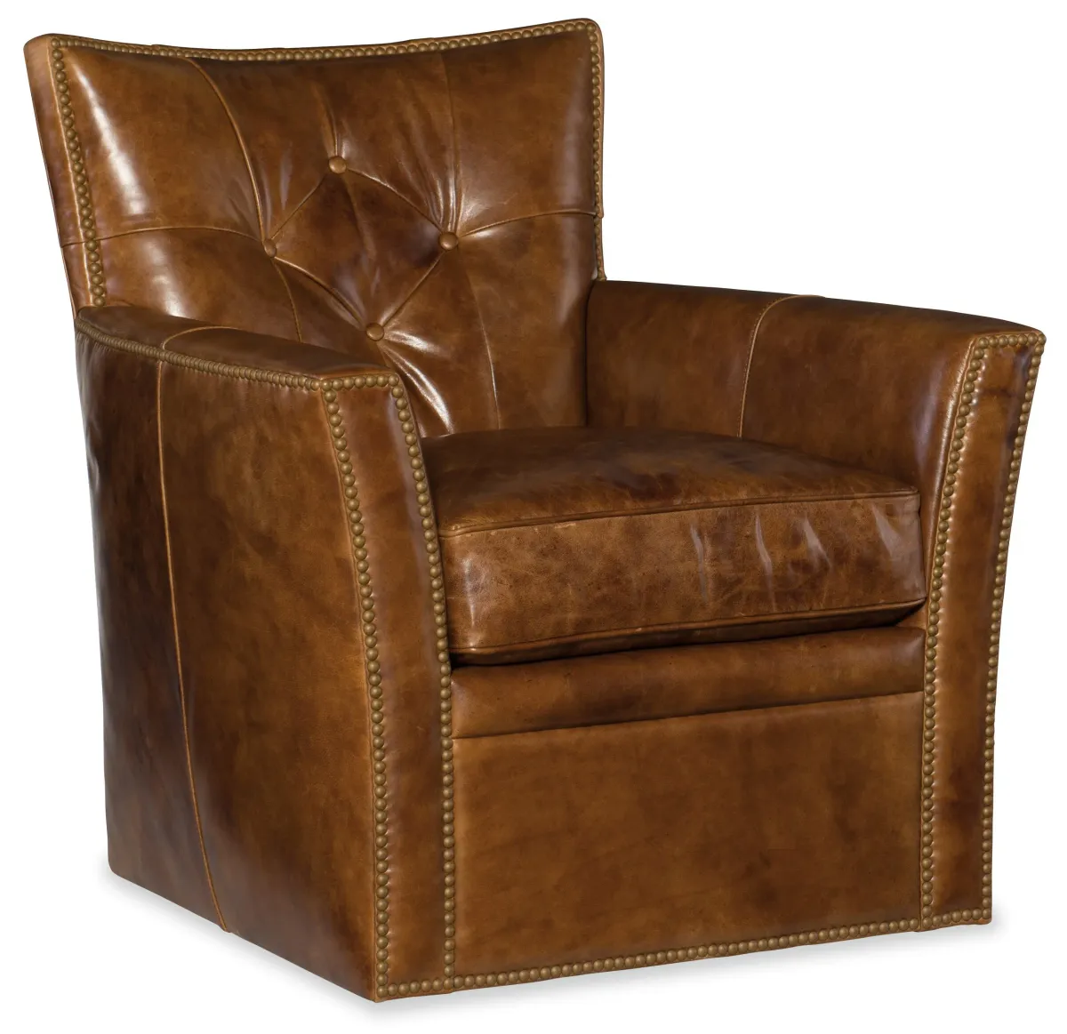 Hooker Furniture Living Room Conner Swivel Club Chair