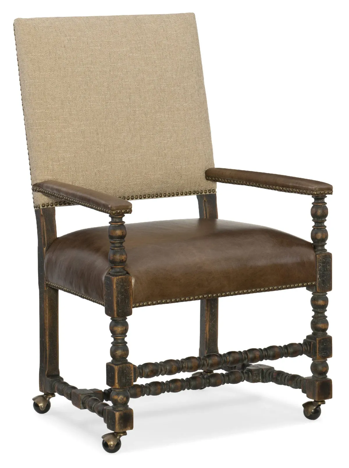 Hooker Furniture Dining Room Comfort Castered Game Chair
