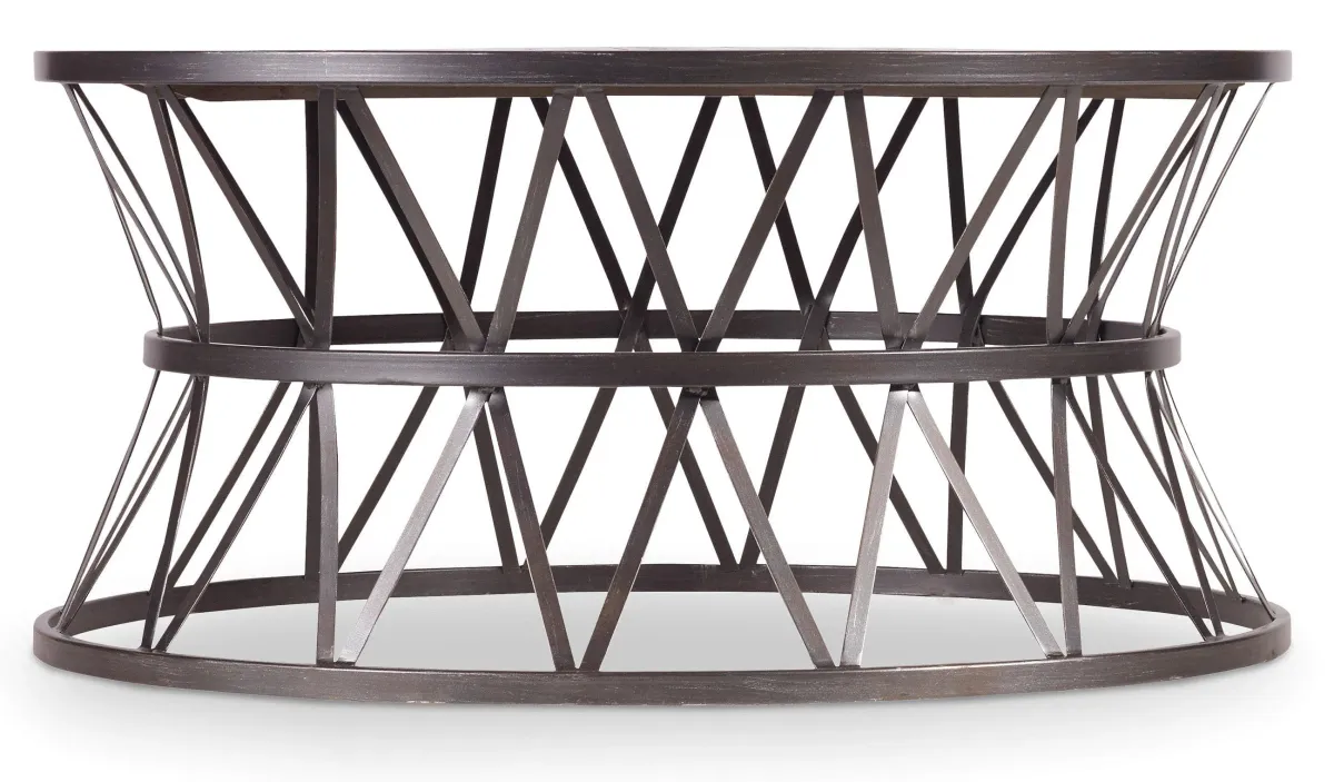 Hooker Furniture Living Room Chadwick Round Cocktail Table