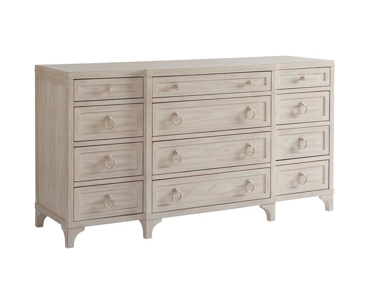 Newport Garnet Breakfront Dresser