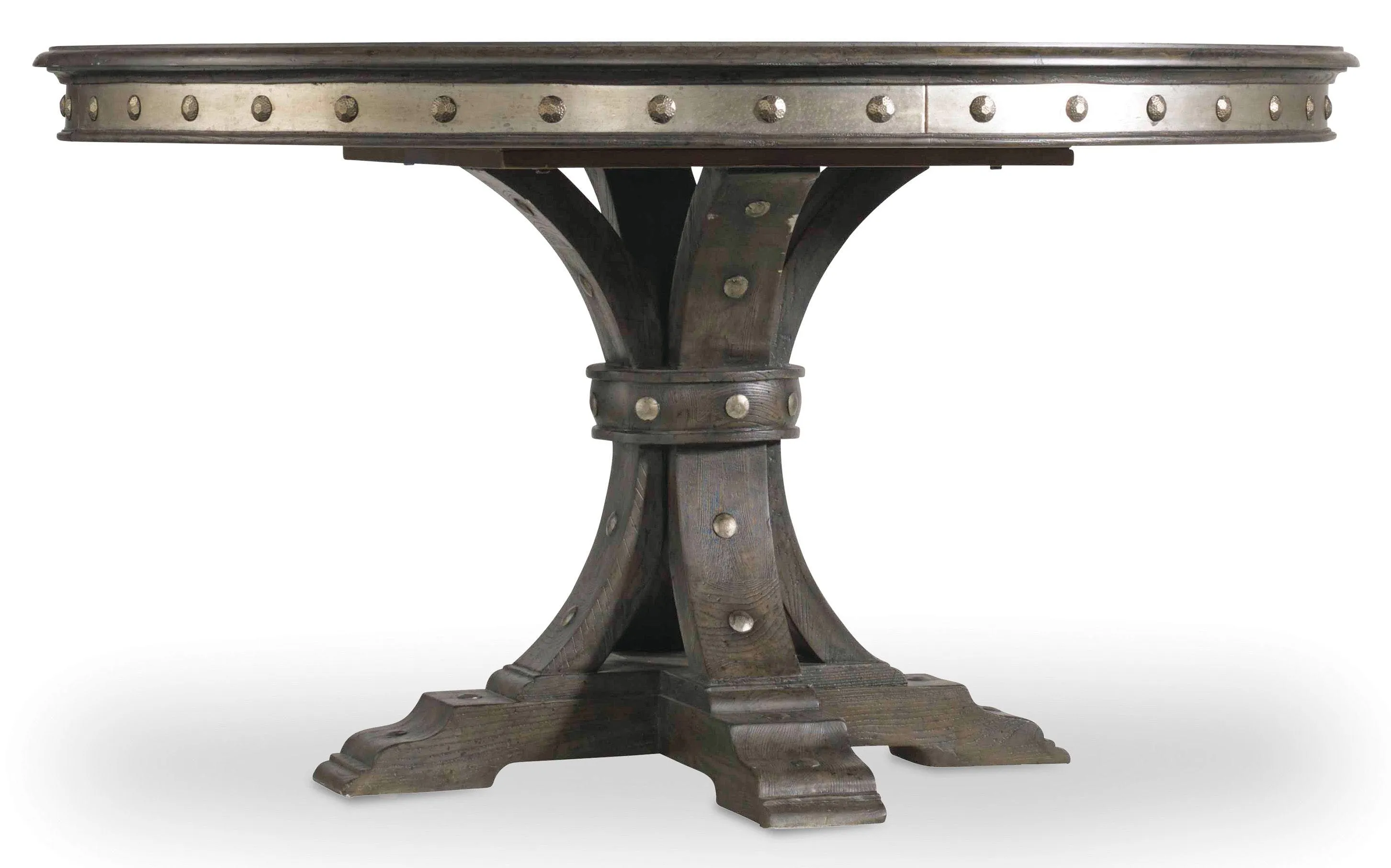 Hooker Furniture Dining Room Vintage West 54in Round Dining Table w/20in leaf