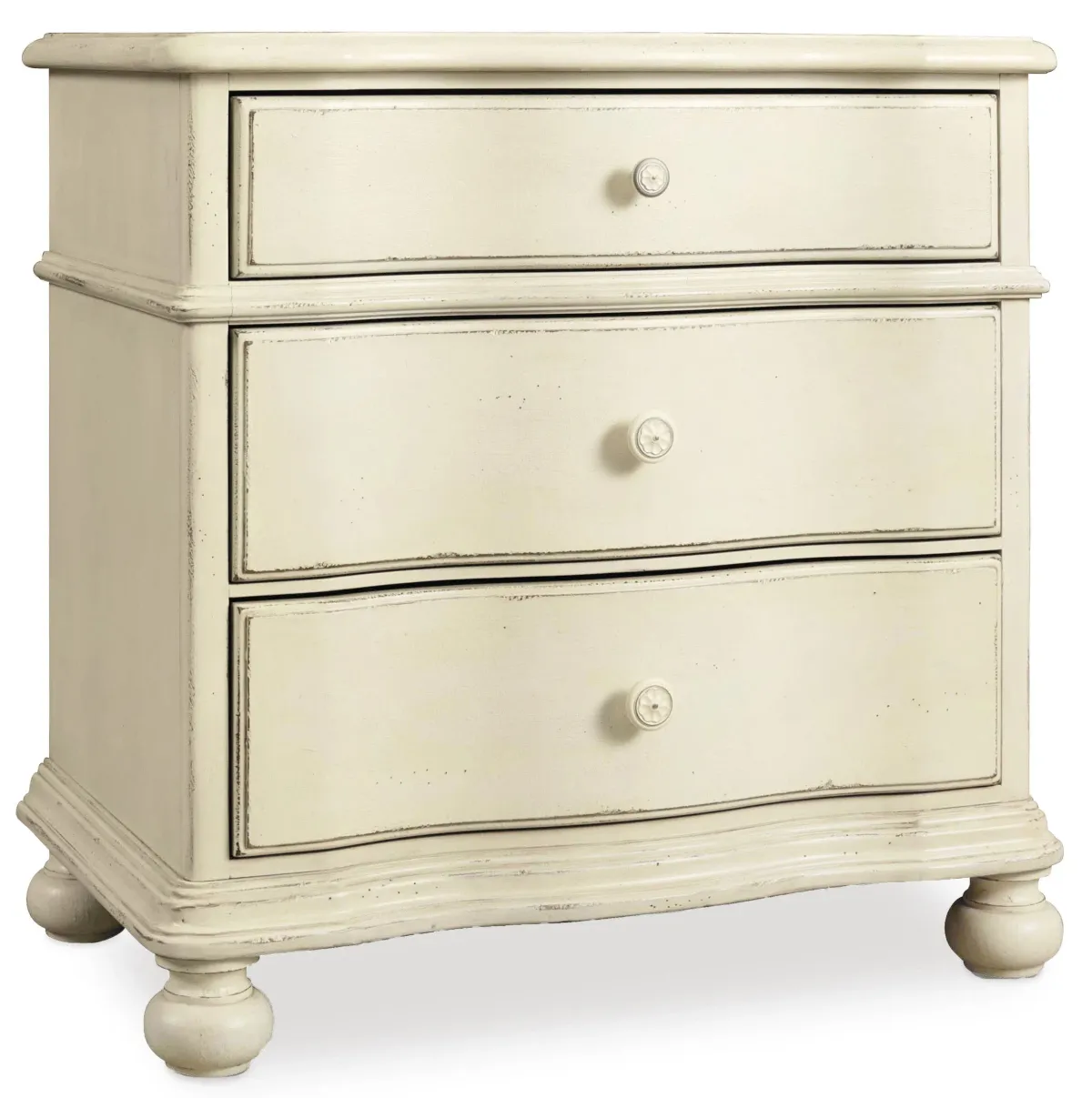 Hooker Furniture Bedroom Sandcastle Three-Drawer Nightstand