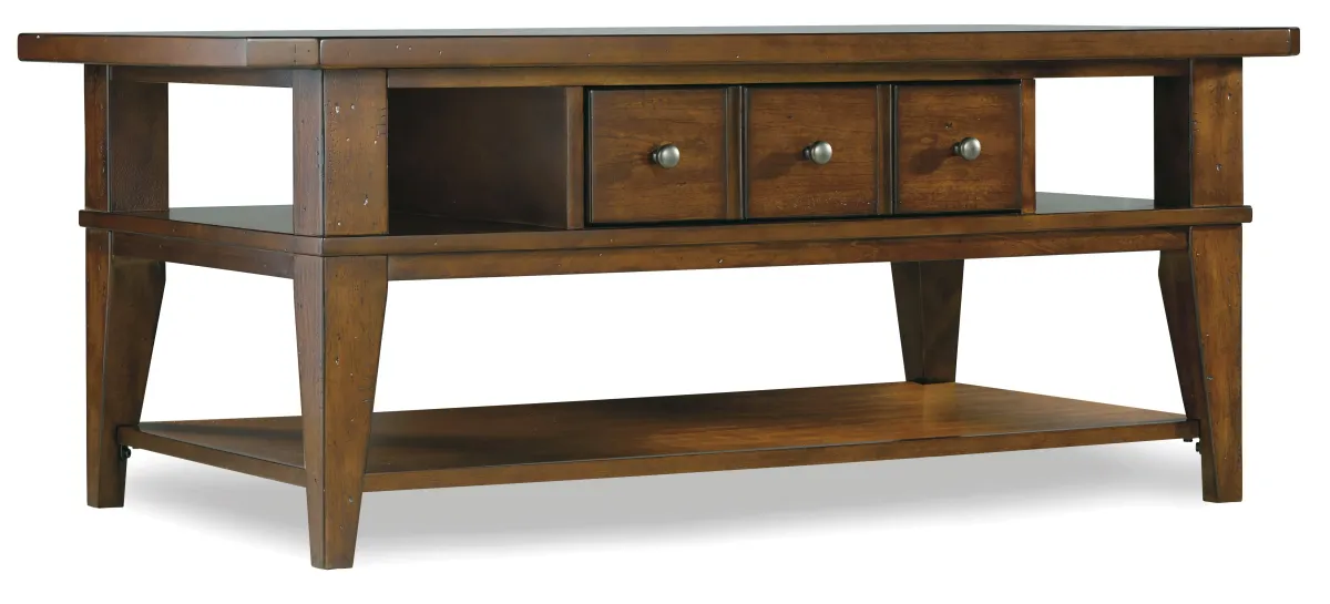 Hooker Furniture Living Room Wendover Rectangle Cocktail Table