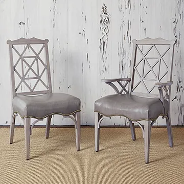 Ambella 18th Century Side Chair - Grey
