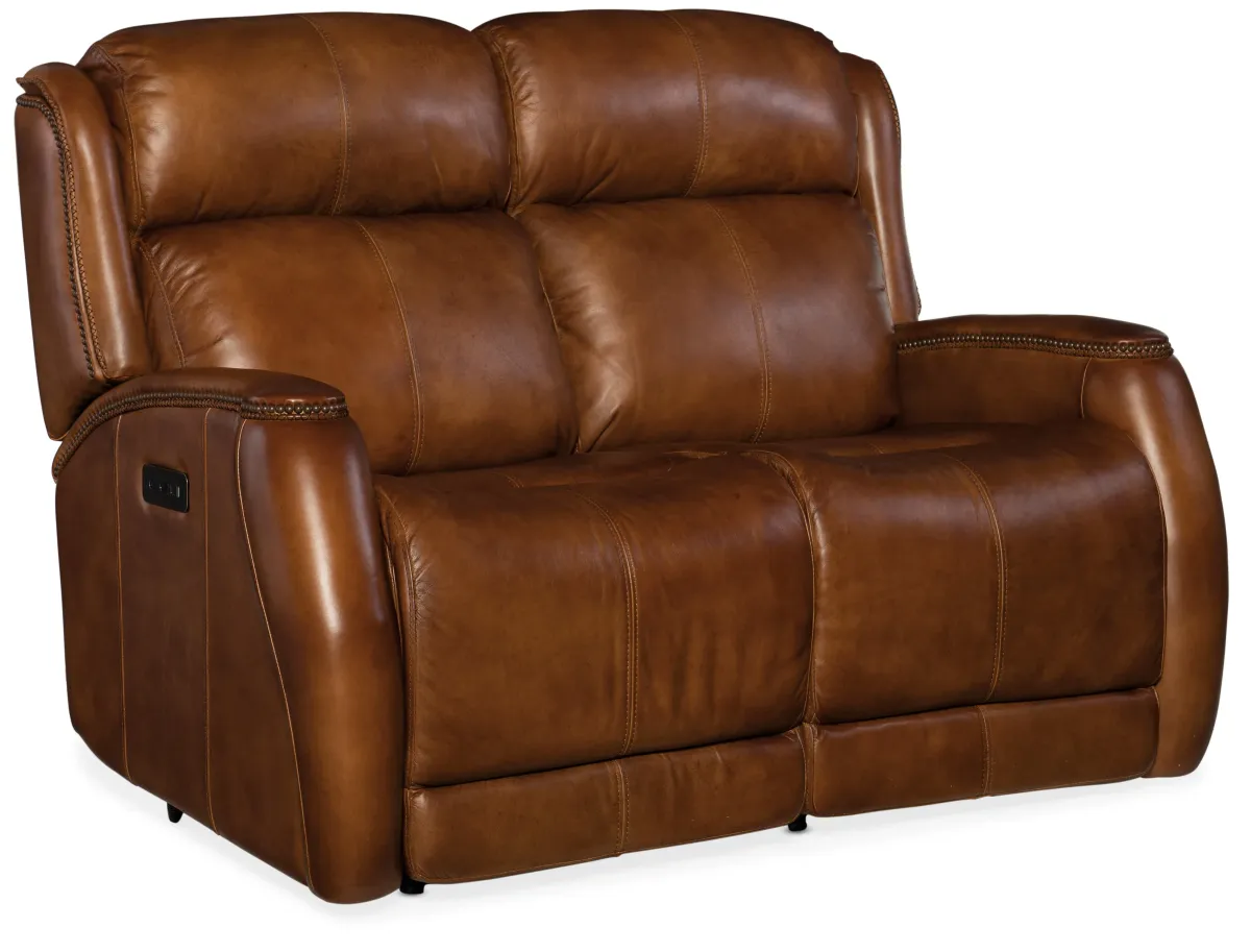 Hooker Furniture Living Room Emerson Power Loveseat with Power Headrest