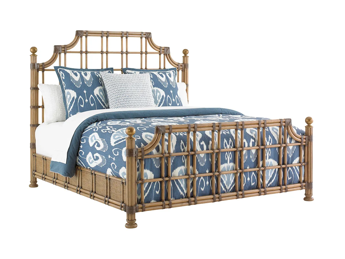 Twin Palms St. Kitts Rattan Bed