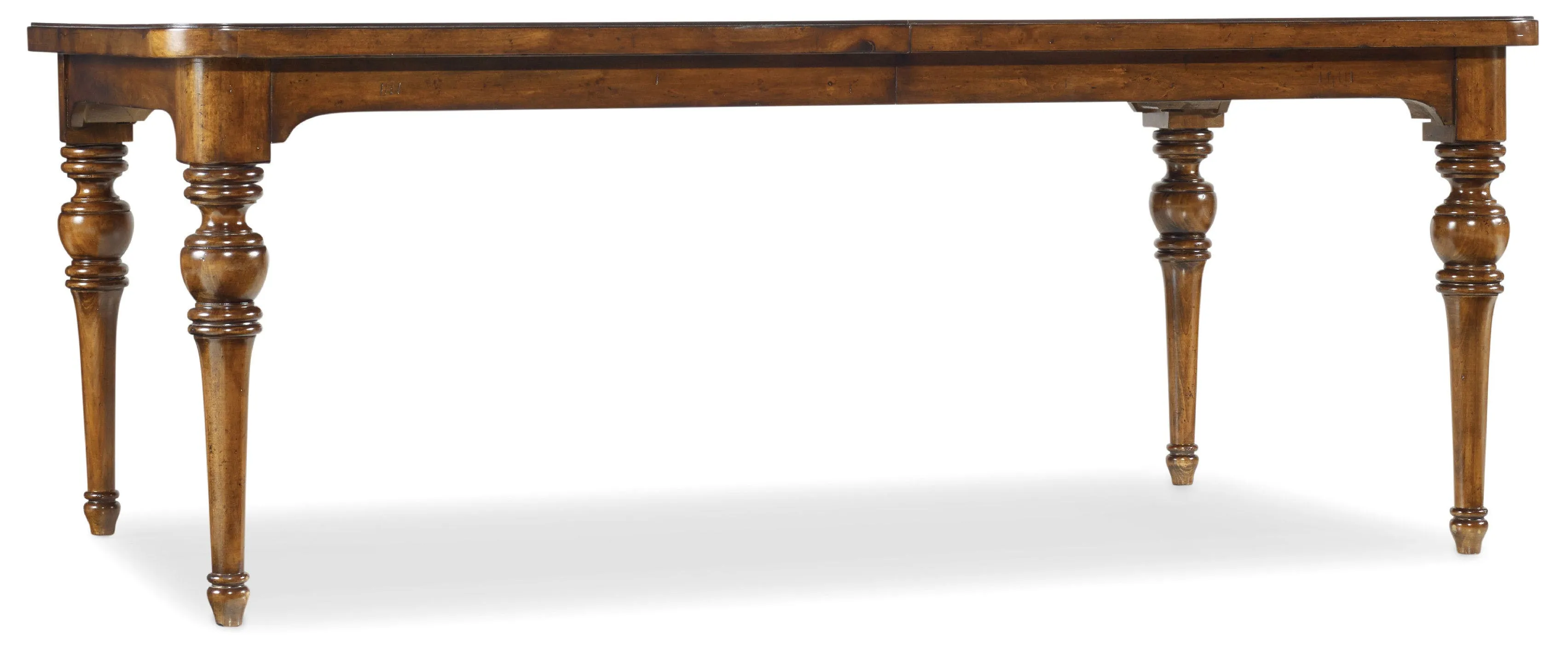 Hooker Furniture Dining Room Tynecastle Rectangle Leg Dining Table with Two 18